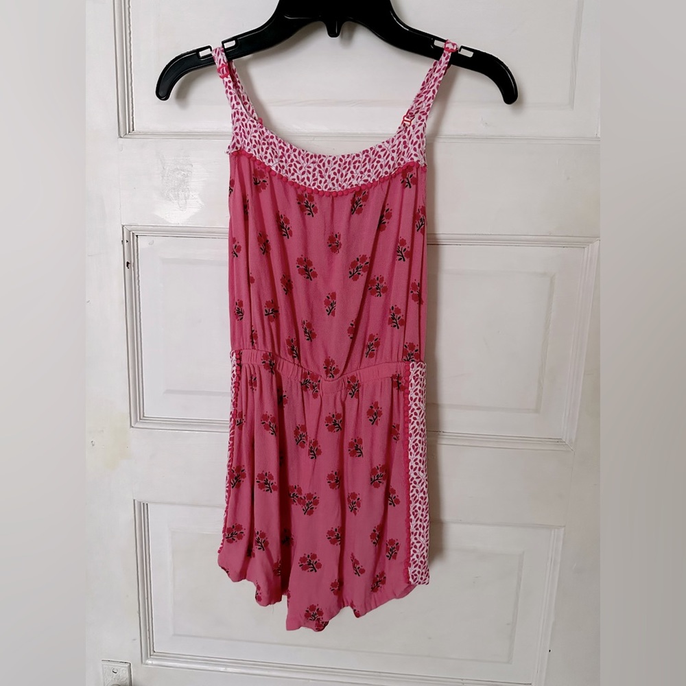 Boden Pink Rose Romper